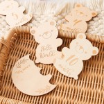 Wooden Bear Souvenir Manufacturer - New Arrival Cute Monument Commemorative Baby Gift Idea for Kids