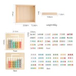 Wooden Math Educational Cards Manufacturer - Montessori Kids Cognitive Word Toys