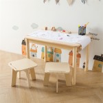 Wooden Sensory Table Manufacturer - Montessori Children's Modern Design Invigorating Learning School Use