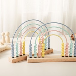 Montessori Math Toys Manufacturer - OEM Wooden Educational Beads for Early Learning Calculation