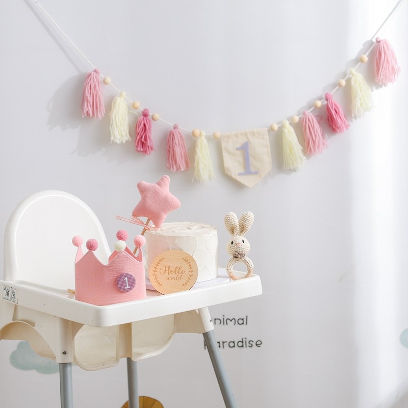 Commemorative Card Set Manufacturer - New Arrival Fabric Birthday Ring Magic Stick Crown Baby Souvenirs