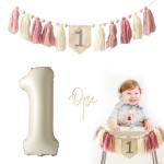 Baby Birthday Decoration Set Manufacturer - Cotton Crown Magic Wand Wooden Balloons Tassels Banner
