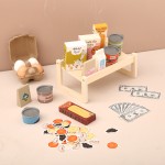 Wooden Food Market Game Manufacturer - Montessori Toy Set Early Educational Mini Preschool Role Play 2-6 Years