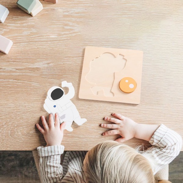 Wooden Puzzle Toy Manufacturer - Musical Matching Planet Astronaut Rocket Nesting for 2-4 Years