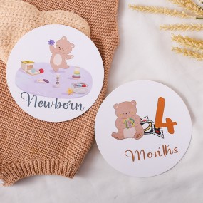 Montessori Cognitive Cards Manufacturer - Best-Selling Bear Double-Sided Mileage Film Learning Toy