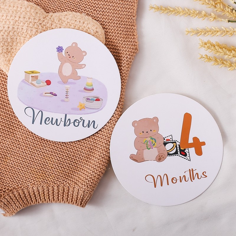 Montessori Cognitive Cards Manufacturer - Best-Selling Bear Double-Sided Mileage Film Learning Toy