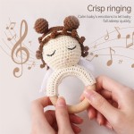Wooden Crochet Baby Toy Manufacturer - High Quality Customizable Angel Cute Soft Animal Rattle Sensory