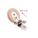 Baby Pacifier Clip Manufacturer - Custom Beech Wood Printed Dummy Clip Gift OEM/ODM
