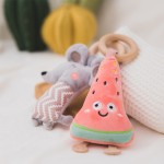 Baby Crib Mobile Toy Manufacturer - PSZ1089 Cute Soft Plush Doll Bear Bunny Animal Hanging Ring Soothing