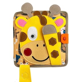 Felt Quiet Book Manufacturer - Early Childhood Cartoon Giraffe 3D Stereoscopic Montessori Toy