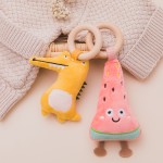 Baby Crib Mobile Toy Manufacturer - PSZ1089 Cute Soft Plush Doll Bear Bunny Animal Hanging Ring Soothing
