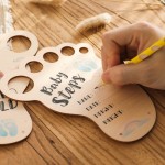 Wooden Footprint Letters Manufacturer - New Arrival Cute DIY Baby Souvenirs to Mark Milestones