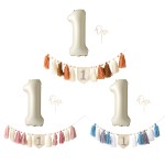 Baby Birthday Decoration Set Manufacturer - Cotton Crown Magic Wand Wooden Balloons Tassels Banner