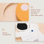 Wooden Puzzle Toy Manufacturer - Musical Planet Astronaut Rocket Nesting for 2-4 Years Unisex