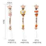 Baby Pacifier Clip Manufacturer - RTS Beech Bead Animal Soft Material Nipple for Newborns