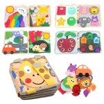 Felt Quiet Book Manufacturer - Early Childhood Cartoon Giraffe 3D Stereoscopic Montessori Toy