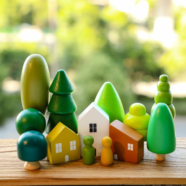 Wooden Ornaments Manufacturer - OEM Modern Forest Tree Toys Home Decoration for Christmas