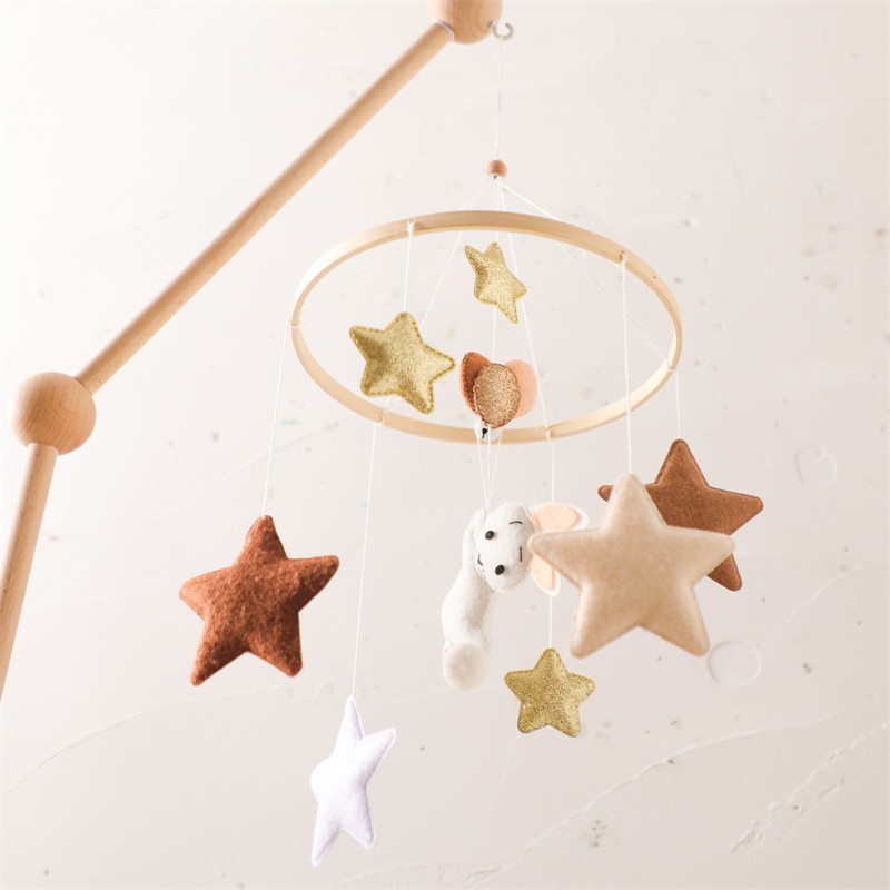 Baby Mobile Manufacturer - Handmade Musical Nursery Decor Felt with Wooden Frame Soft Toy for Room