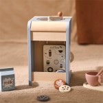 Wooden Pretend Play Toy Set Manufacturer - Unisex Coffee Machine Customizable Educational for Babies Preschool