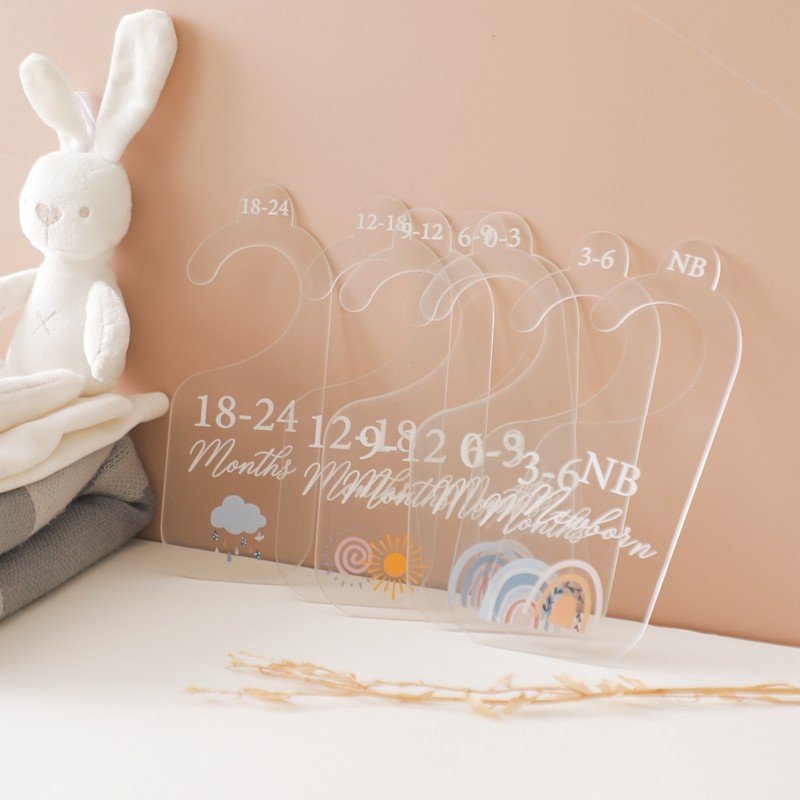 Acrylic Baby Spacer Manufacturer - High Quality with Pattern and Monthly Growth Recording Supplies