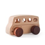 Wooden Model Car Toy Manufacturer - Montessori Intelligent Handmade Bus Unisex Educational with Custom Logo