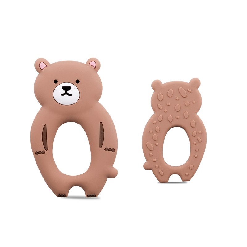 Silicone Baby Teether Manufacturer - OEM Wholesale Food Grade Soft Bear BPA Free Safe Adorable