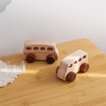 Wooden Model Car Toy Manufacturer - Montessori Intelligent Handmade Bus Unisex Educational with Custom Logo