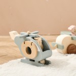 Wooden Airplane Toy Set Manufacturer - Solid Wood Educational Painted DIY Assembly for 5-7 Years FSC Certified