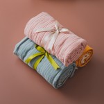 Newborn Baby Gift Box Manufacturer - with Cotton Blanket Rattle Teether Brush Milestone Card Reveal Set