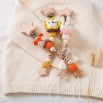 Baby Pacifier Clip Manufacturer - RTS Beech Bead Animal Soft Material Nipple for Newborns