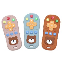 Silicone Remote Control Teether Manufacturer - Cute Eco-Friendly Durable BPA Free Soft Food Grade 0-24 Months