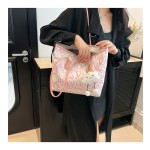 Canvas Tote Bag - Graffiti Large Capacity