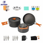 Outdoor Frying Pan Manufacturer - Portable Cookware Camping Aluminum Utensils Nonstick Camp Kitchen