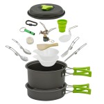 Camping Tableware Set Manufacturer - Pots Dishes Bowler Kitchen Equipment Gear Utensils for Hiking Picnic