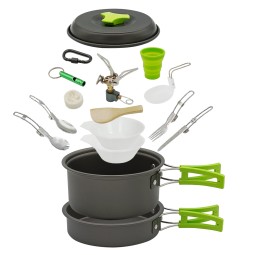 Camping Tableware Set Manufacturer - Pots Dishes Bowler Kitchen Equipment Gear Utensils for Hiking Picnic
