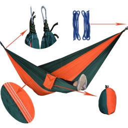 Camping Hammock Manufacturer - Lightweight Single Double with Tree Straps Portable Parachute Nylon for Backpacking