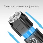 LED Flashlight Manufacturer - Super Bright Zoomable Waterproof COB Slide Floodlight USB Rechargeable