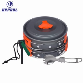 Camping Cookware Set Manufacturer - Portable Hard Anodized Travel Cooking Gear for Backpacking & Camping