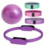 Yoga Pilates Set Manufacturer - Pilates Circle Hip Belt Yoga Ball Elastic Band Magic Ring for Stretch