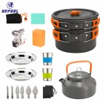 Outdoor Frying Pan Manufacturer - Portable Cookware Camping Aluminum Utensils Nonstick Camp Kitchen