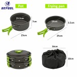 Camping Tableware Set Manufacturer - Pots Dishes Bowler Kitchen Equipment Gear Utensils for Hiking Picnic