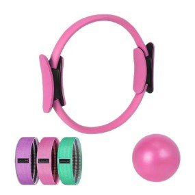 Yoga Pilates Set Manufacturer - Pilates Circle Hip Belt Yoga Ball Elastic Band Magic Ring for Stretch