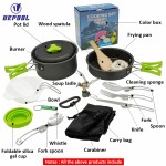 Camping Tableware Set Manufacturer - Pots Dishes Bowler Kitchen Equipment Gear Utensils for Hiking Picnic
