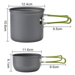 Camping Cookware Set Manufacturer - Outdoor Hiking 1-2 Person Lightweight Cooking Pots for One Person Survival