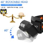 LED Headlamp Manufacturer - 8 Modes Waterproof 1200LM Motion Sensor for Camping Cycling Running