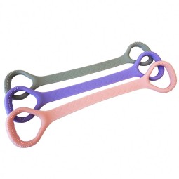 Resistance Bands Manufacturer - Silicone 8 Exercise Stretch Workout Band Body Building Fitness Pull Rope