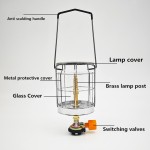 Butane Gas Lantern Manufacturer - Outdoor Camping with White LED Essential Emergency Lights with Carry Bag