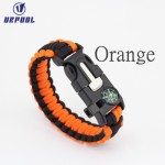 Survival Bracelet Kit Manufacturer - Premium Emergency with Whistle Buckle Fire Starter Plastic for Camping Hiking