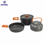 Outdoor Frying Pan Manufacturer - Portable Cookware Camping Aluminum Utensils Nonstick Camp Kitchen