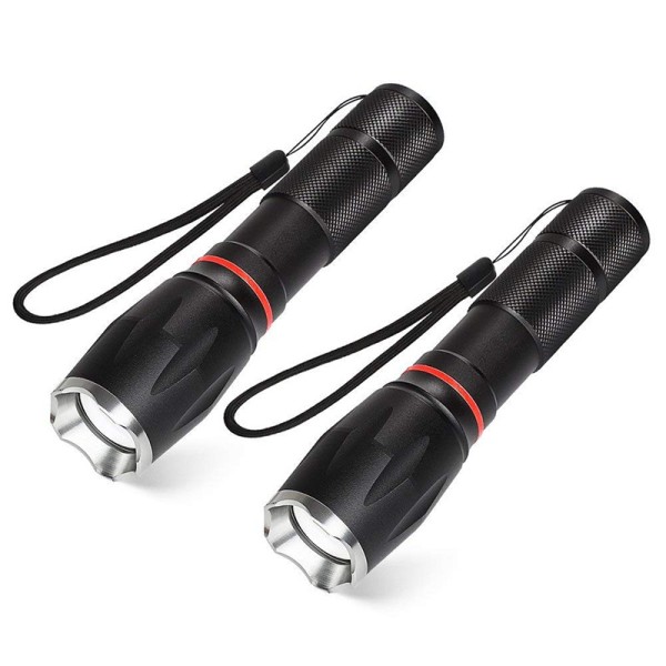 LED Flashlight Manufacturer - Super Bright Zoomable with 5 Modes Rechargeable Tactical for Emergency